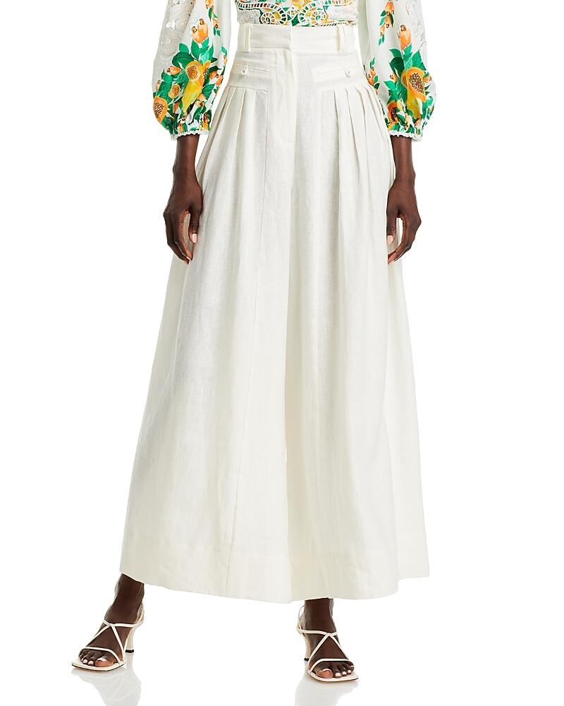 Farm Rio Wide Leg Linen Pants Cover