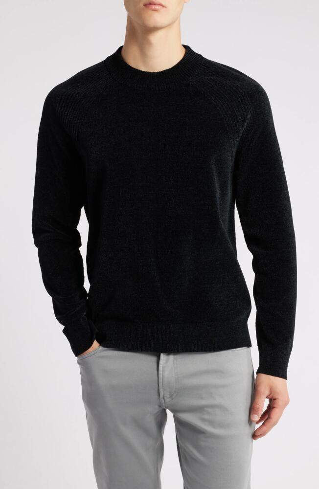 Robert Barakett Salvor Chenille Sweater in Black Cover