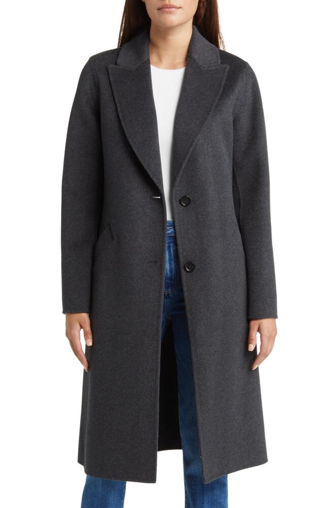 MICHAEL Michael Kors Belted Wool Blend Coat in Heather Grey Cover