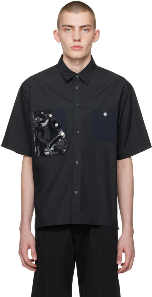 UNDERCOVER Black Patch Pocket Shirt Cover