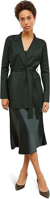 M.M.LaFleur Merritt Jardigan - Metallic Knit (Black/Hunter) Women's Clothing Cover