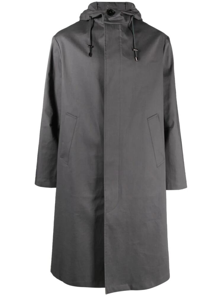 Mackintosh Wolfson hooded raincoat - Grey Cover