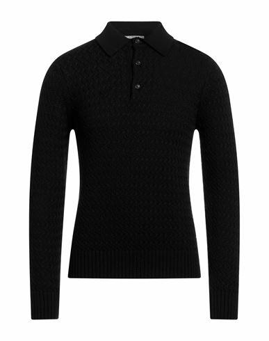 Circolo 1901 Man Sweater Black Virgin Wool Cover