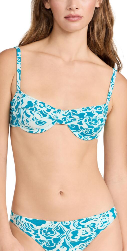 A. L.C. Dylan Bikini Top Scone/Blue Cover