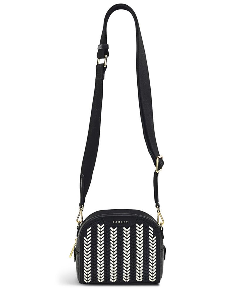 Radley London Arden Crescent Craft Small Zip Around Crossbody - Black Cover