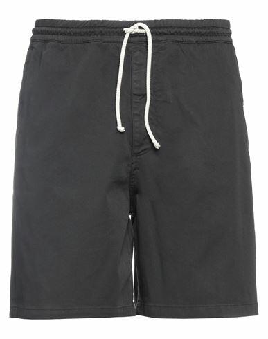 Department 5 Man Shorts & Bermuda Shorts Black Cotton, Elastane Cover