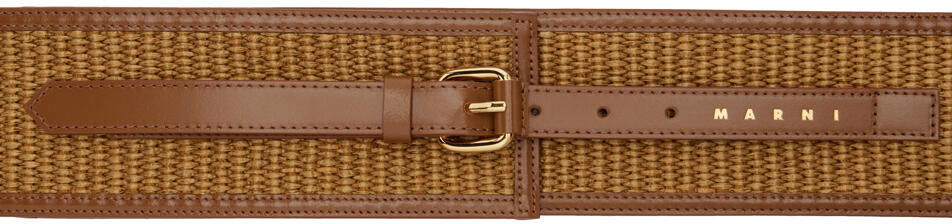 Marni Brown Tropicalia Belt Cover