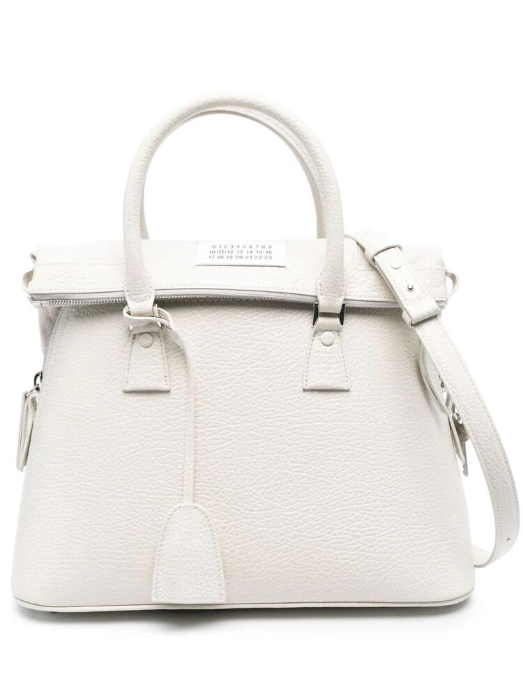 Maison Margiela 5AC leather tote bag - White Cover