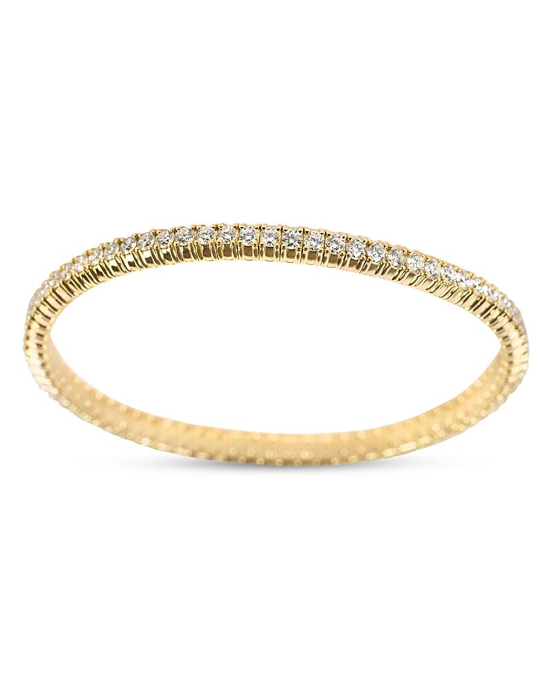 Zydo 18K Yellow Gold Stretch Diamond Row Bracelet Cover