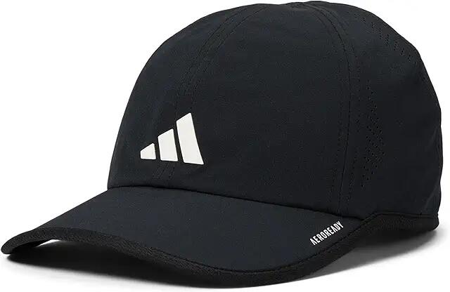 adidas Superlite 3.0 Relaxed Fit Adjustable Sport Performance Hat (Black/White) Traditional Hats Cover