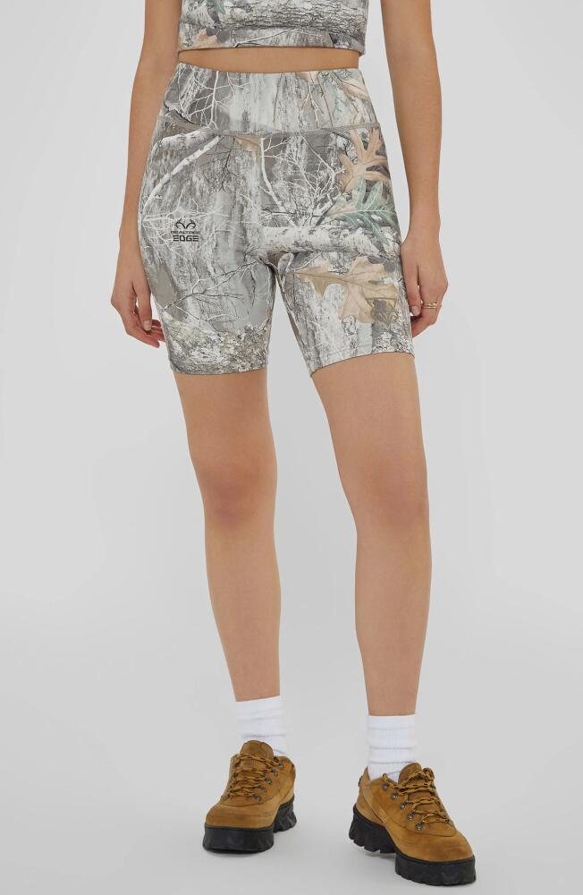 GUESS x RealTree Camo Bike Shorts in Go Realtree Washed Edge Cover