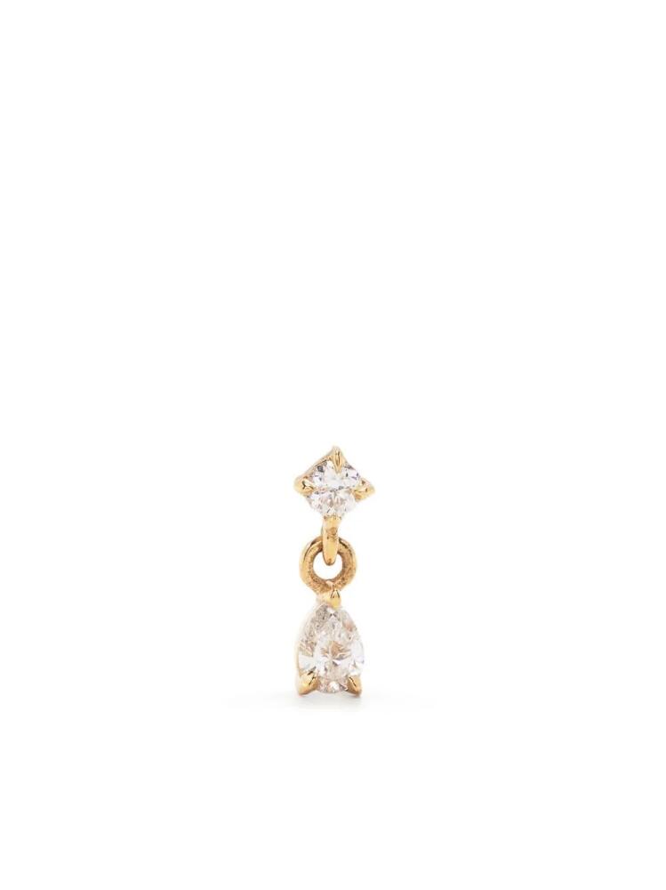 Lizzie Mandler Fine Jewelry 18kt yellow gold Mix Matched diamond stud earring Cover