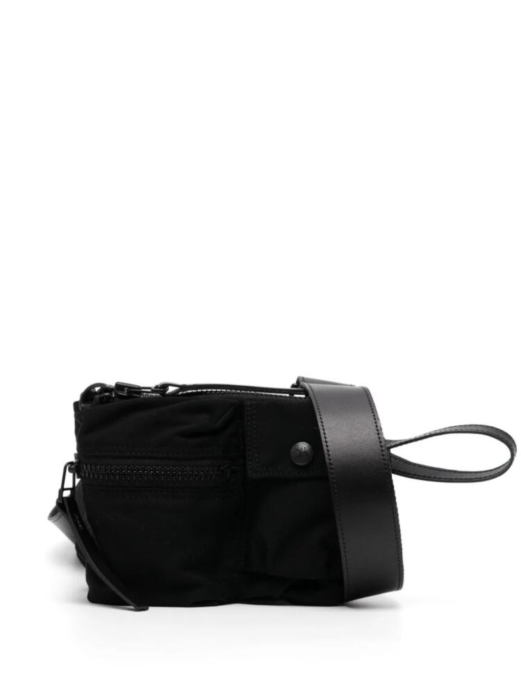 Y's wool crossbody bag - Black Cover