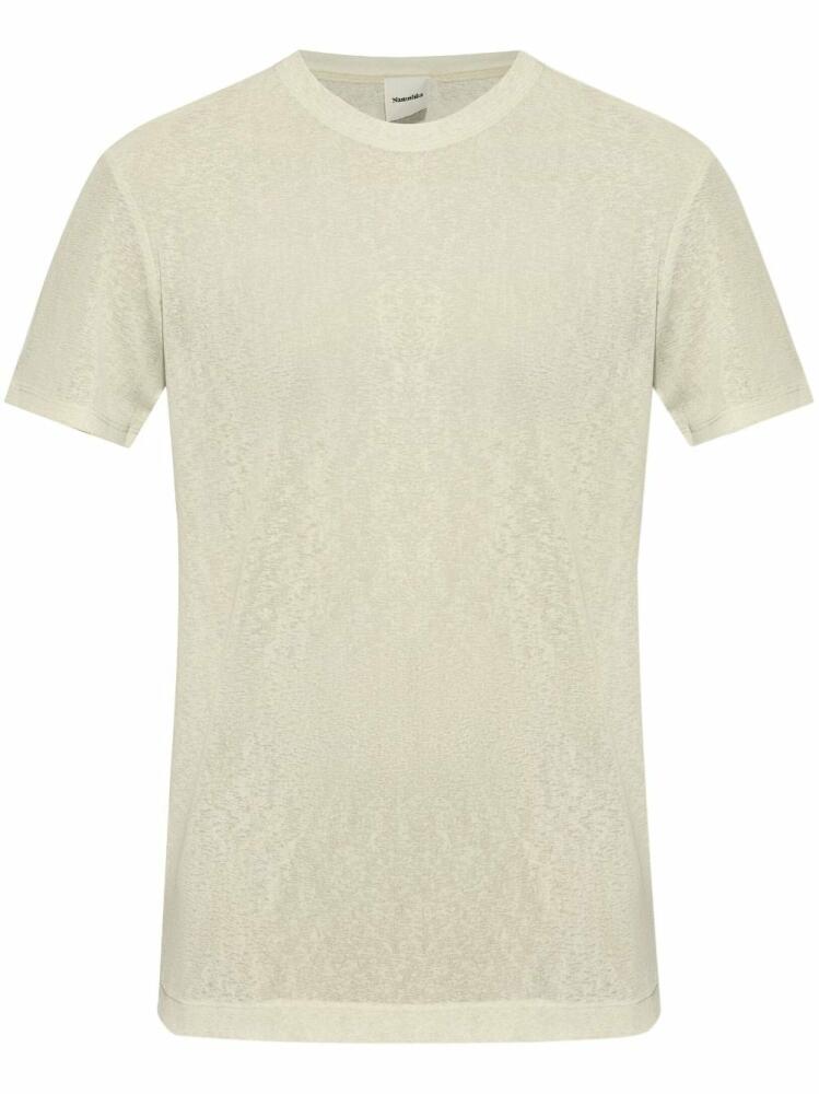 Nanushka round neck T-shirt - Neutrals Cover