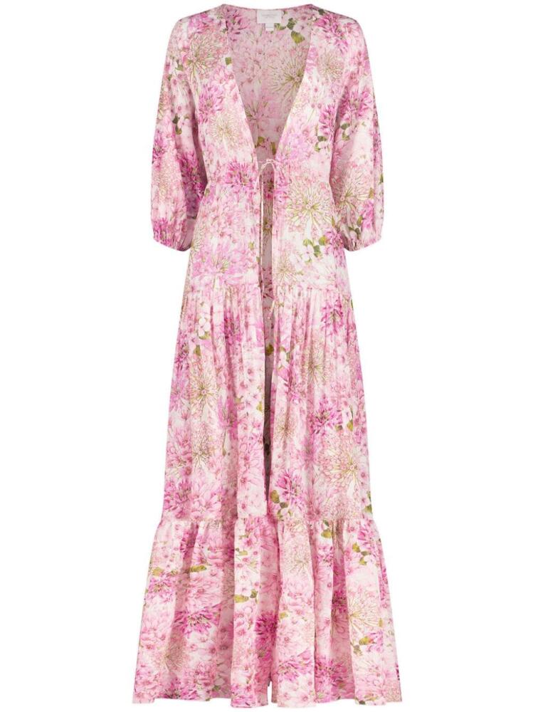 Giambattista Valli Saint-Rémy kaftan maxi dress - Pink Cover