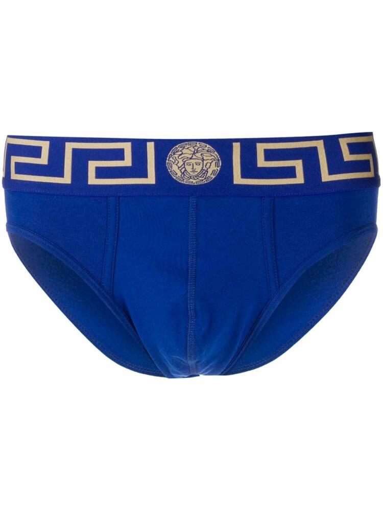 Versace Greca Border briefs - Blue Cover