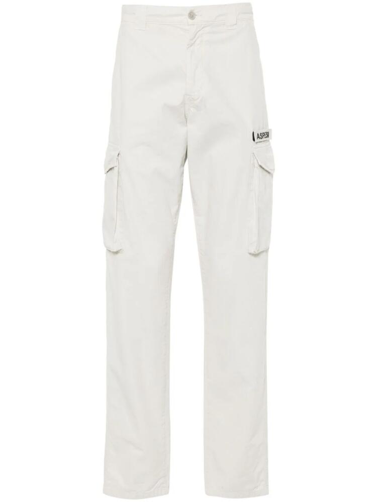 ASPESI logo-appliqué cargo pants - Neutrals Cover