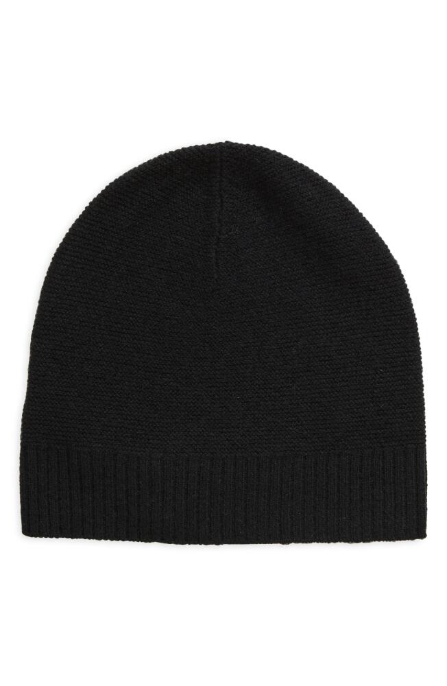 Nordstrom Wool & Cashmere Beanie in Black Cover