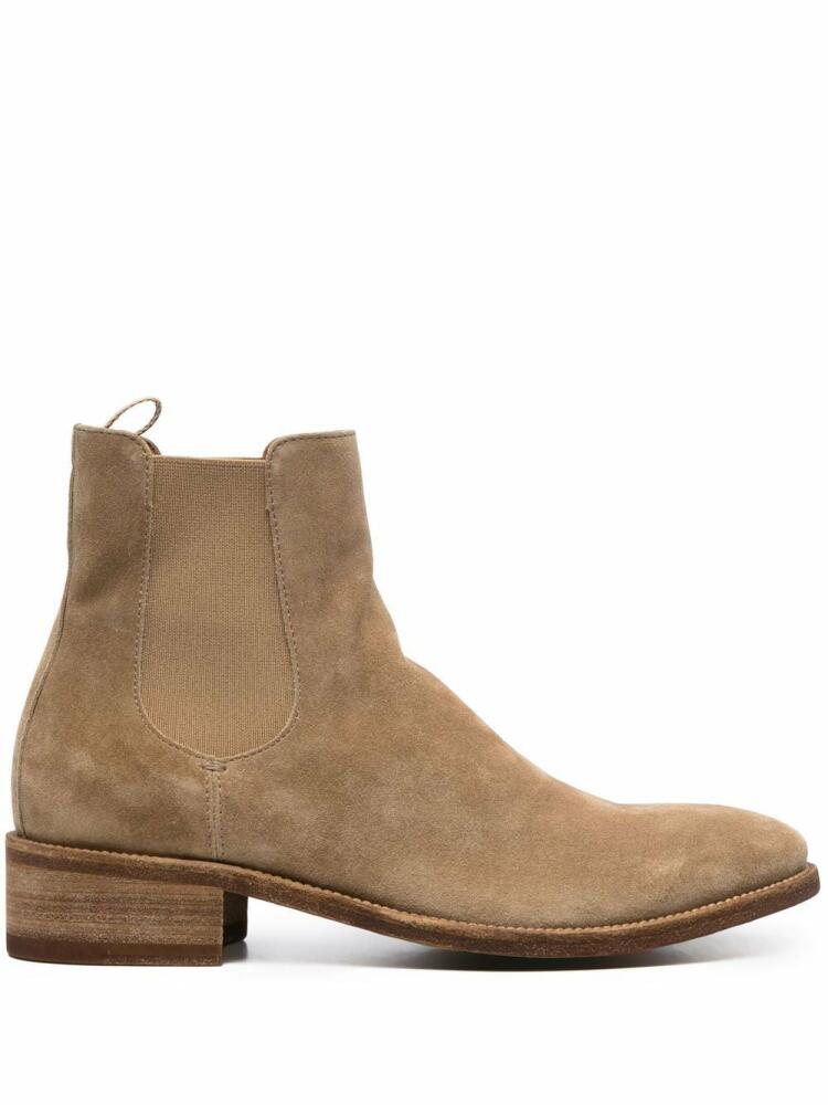 Officine Creative 30mm suede Chelsea boots - Neutrals Cover