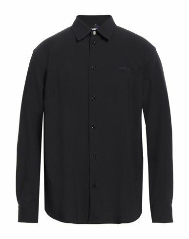 Oamc Man Shirt Midnight blue Polyester, Virgin Wool, Elastane Cover