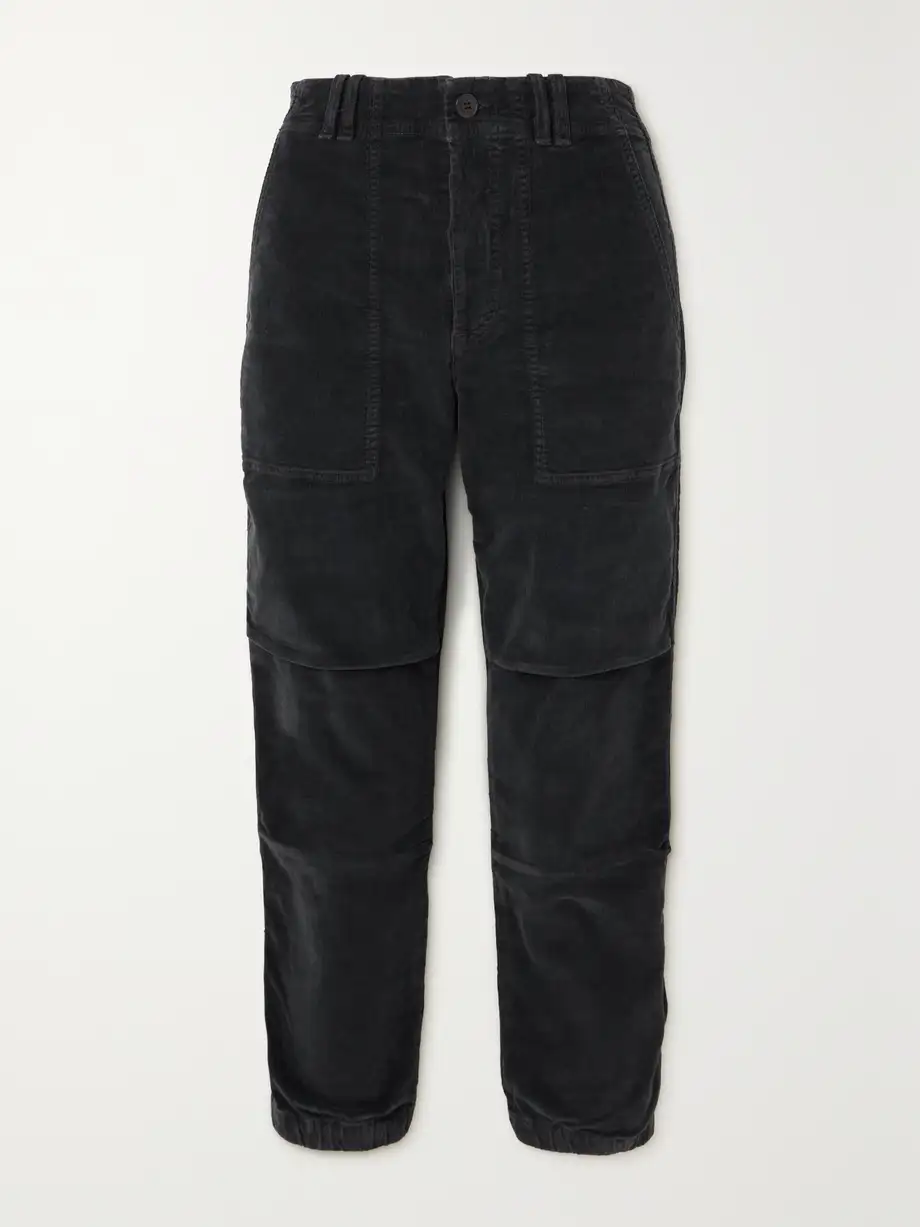 Citizens of Humanity - Agni Cotton-blend Corduroy Tapered Pants - Gray Cover