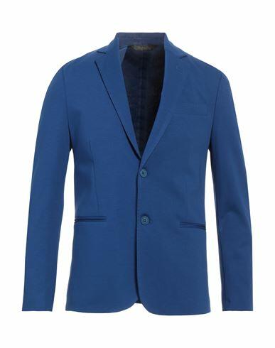 Takeshy Kurosawa Man Blazer Blue Cotton, Polyamide, Elastane Cover