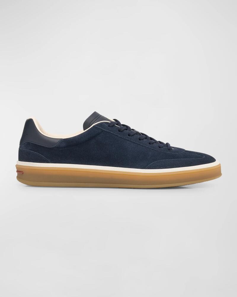 Loro Piana Men's Tennis Walk Suede Low-Top Sneakers Cover