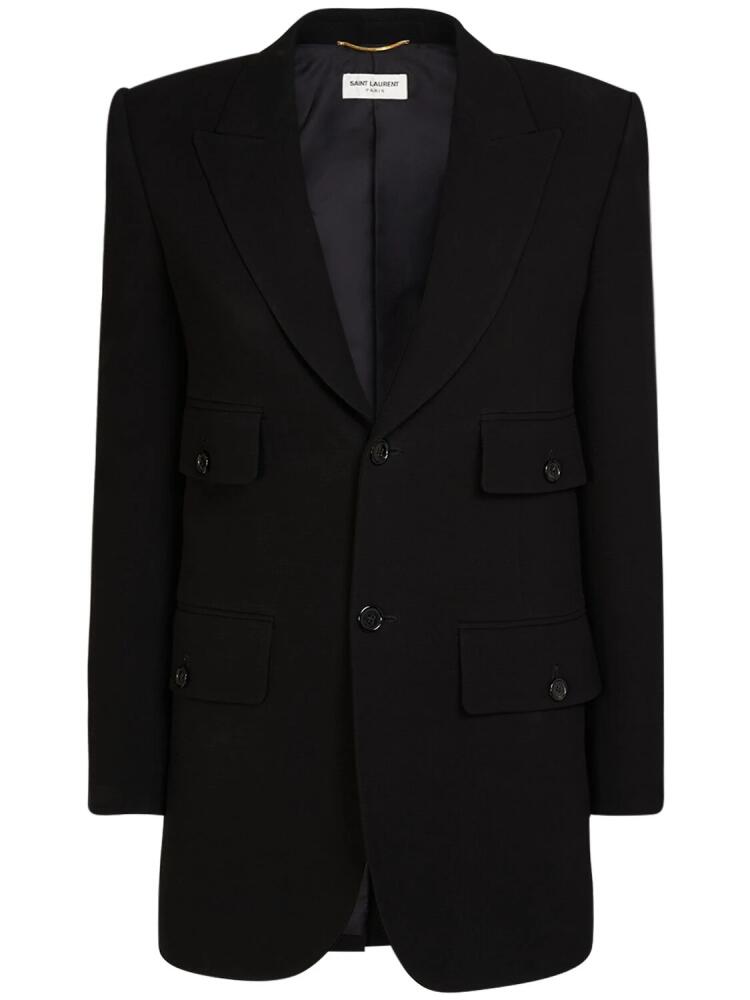 SAINT LAURENT Viscose Blend Blazer Cover