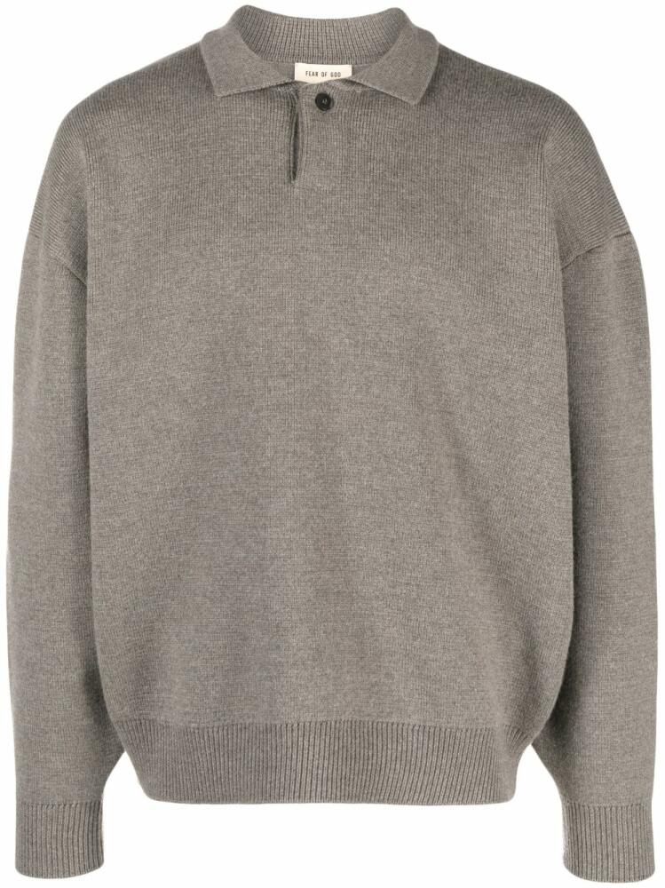 Fear Of God long-sleeve virgin wool jumper - Brown Cover