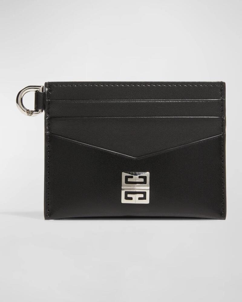 Givenchy 4G Cardholder in Box Leather Cover