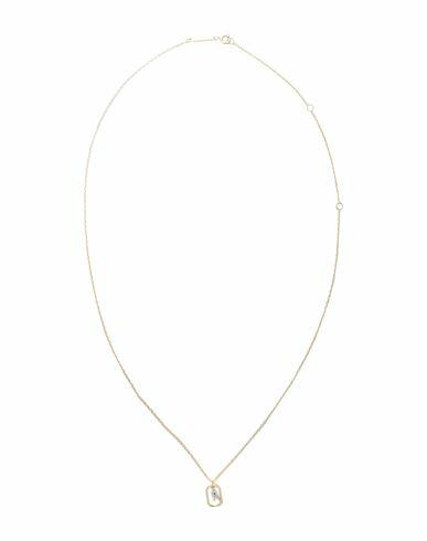 P D Paola Mini Letter R Necklace Woman Necklace Gold 925/1000 Silver, Zirconia Cover