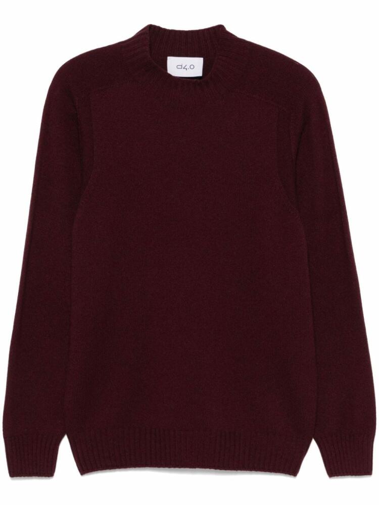 D4.0 virgin wool sweater - Red Cover