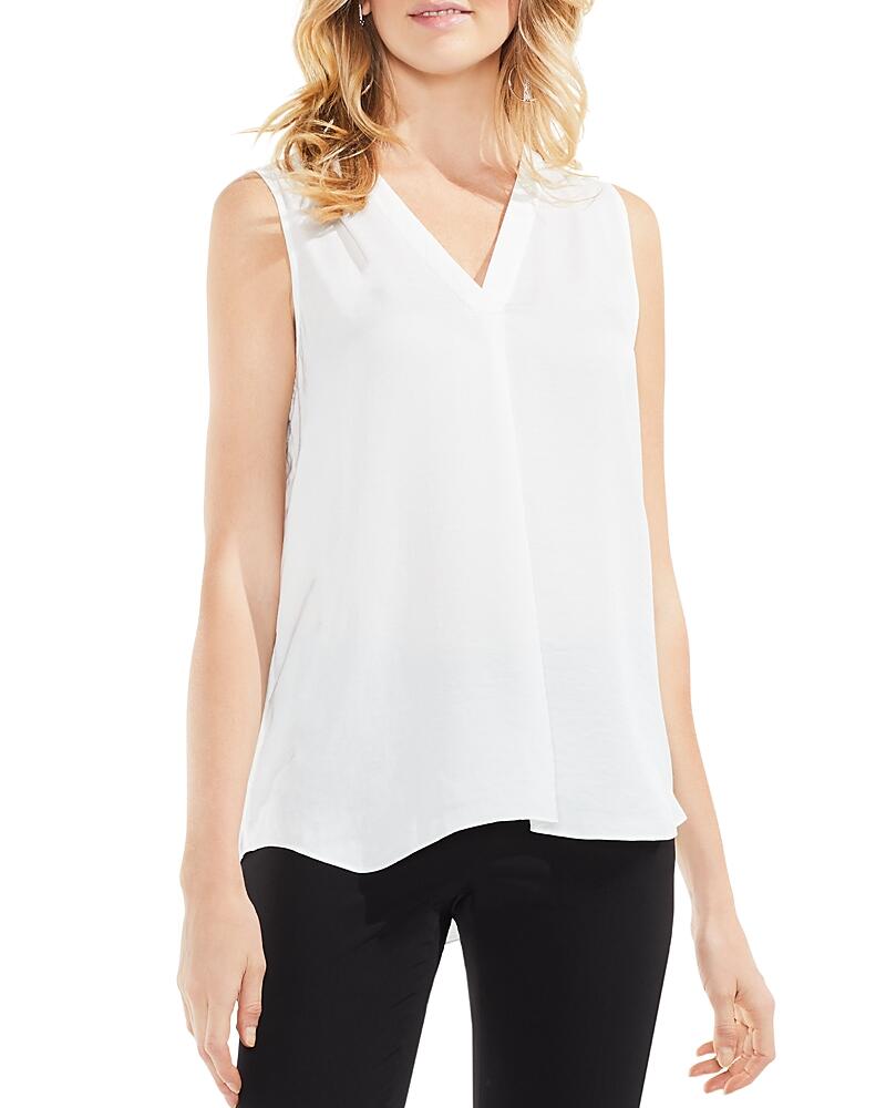 Vince Camuto Shirred High/Low Tank Cover