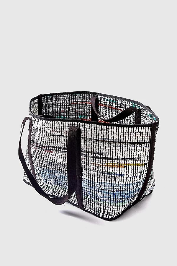 ANYBAG Recycled Weekender Woven Tote Bag in Gotham Cover