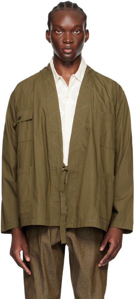 Universal Works Khaki Osaka Jacket Cover