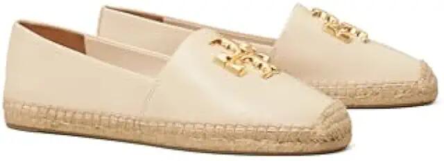 Tory Burch Eleanor Espadrille (New Cream/Gold) Women's Shoes Cover