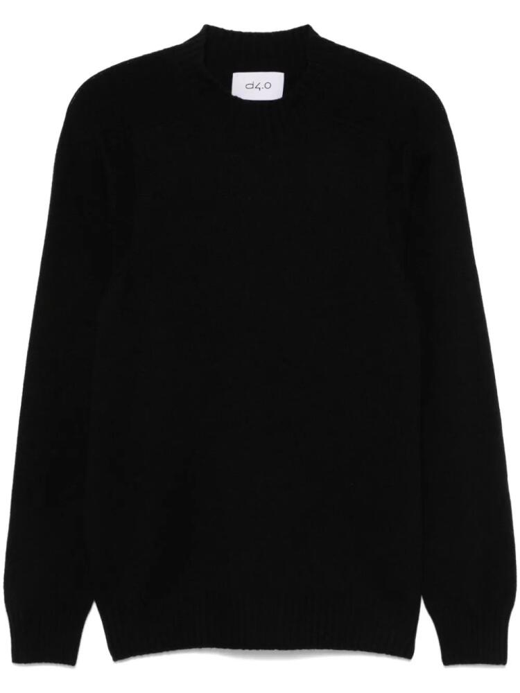 D4.0 virgin wool sweater - Black Cover