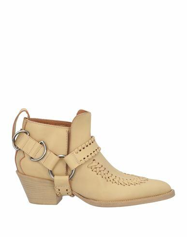 Buttero Woman Ankle boots Sand Leather Cover