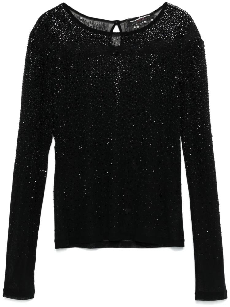 Ermanno Scervino rhinestone-embellished top - Black Cover