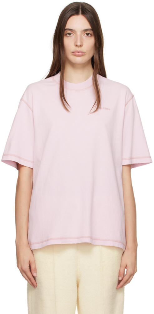 AMI Paris Pink Fade Out T-Shirt Cover