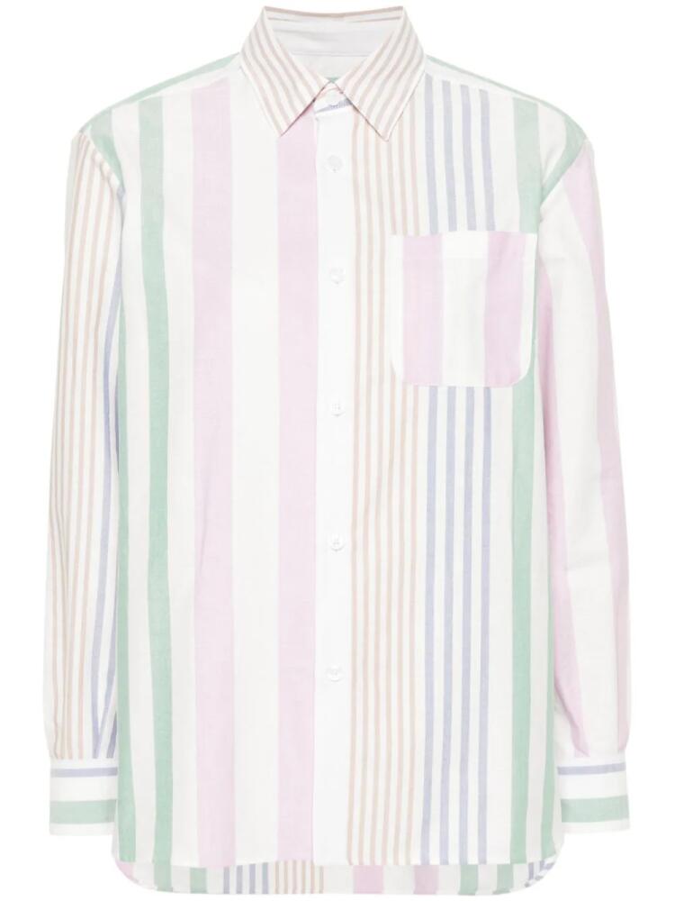 A.P.C. Sela striped cotton shirt - White Cover