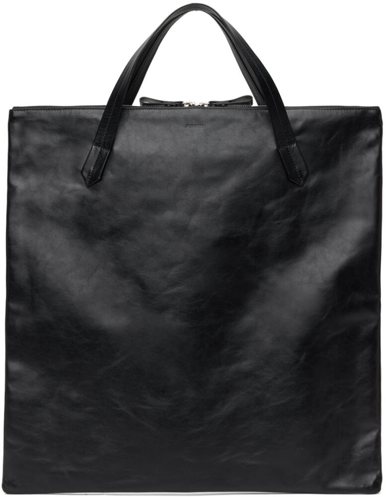 Jil Sander Black Zip Tote Cover