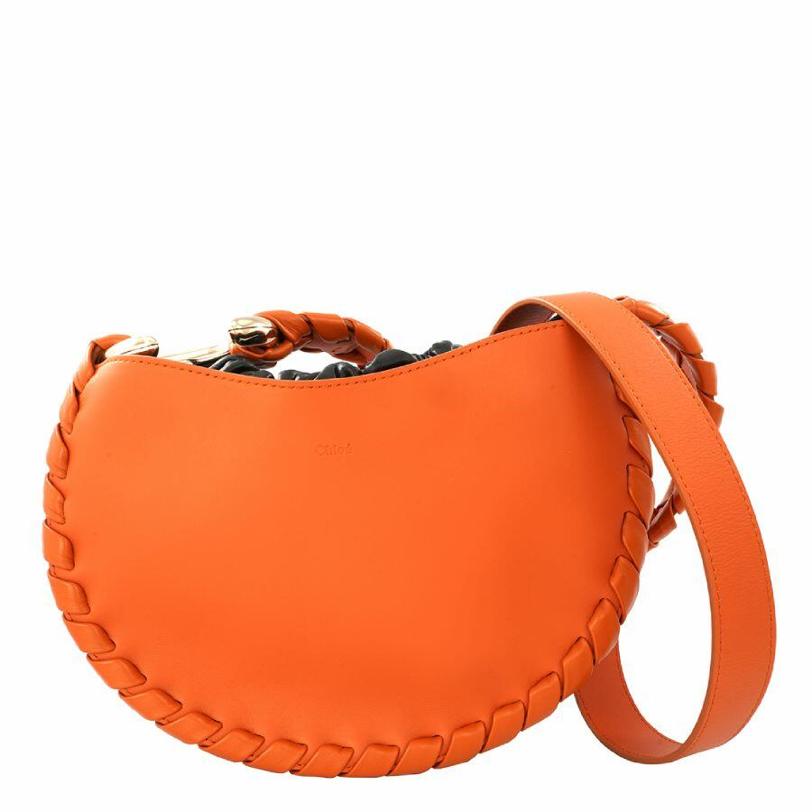 Chloe Mate Shoulder Bag Small in Orange Cover