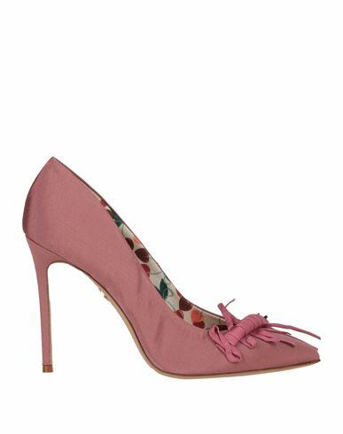 Charlotte Olympia Woman Pumps Pastel pink Textile fibers Cover