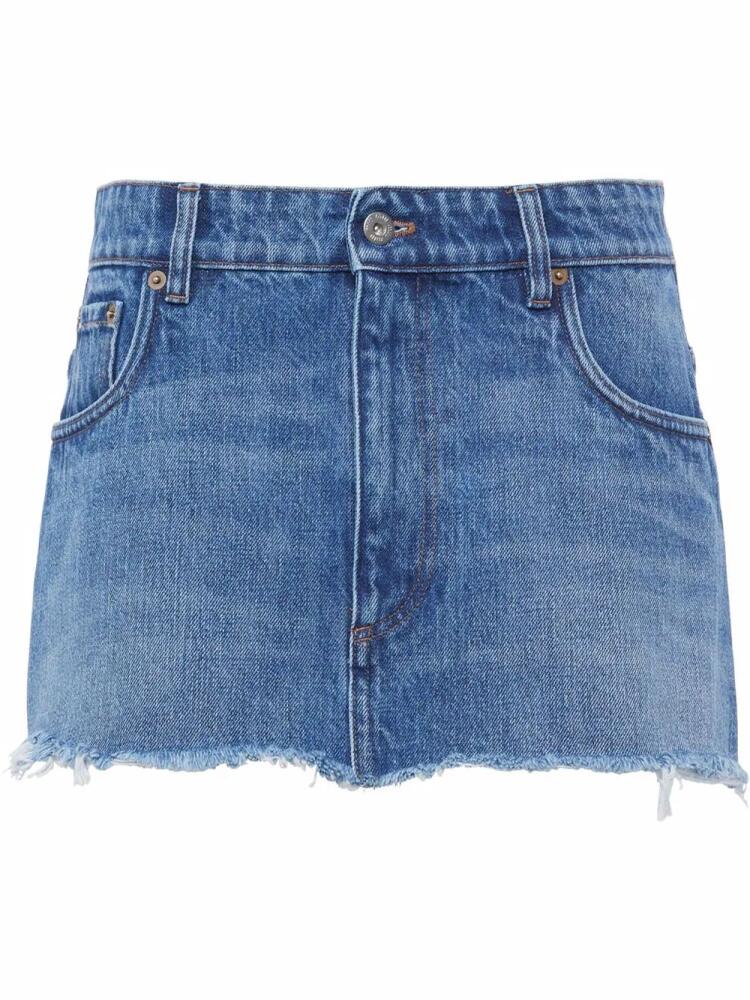 Miu Miu denim mini skirt - Blue Cover