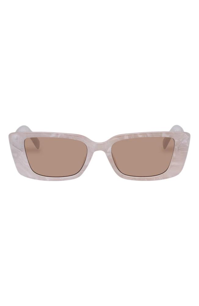 AIRE Novae 51mm Cat Eye Sunglasses in Linen Marble Cover