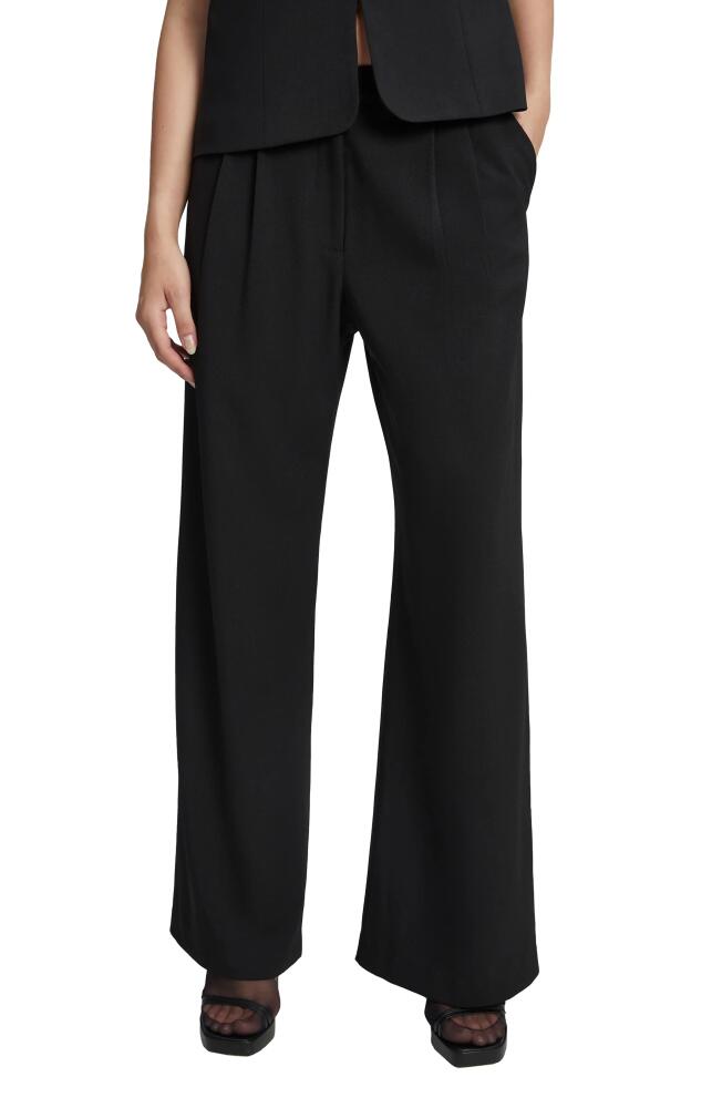 Bardot Sloane Pleated Straight Leg Pants in Black Cover