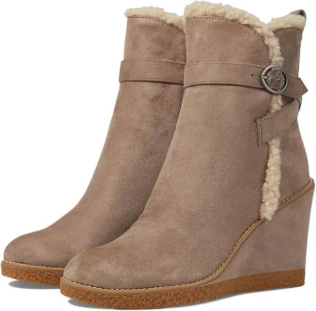 ZODIAC Ina-Shrl Wedge (Taupe Microfiber) Women's Boots Cover