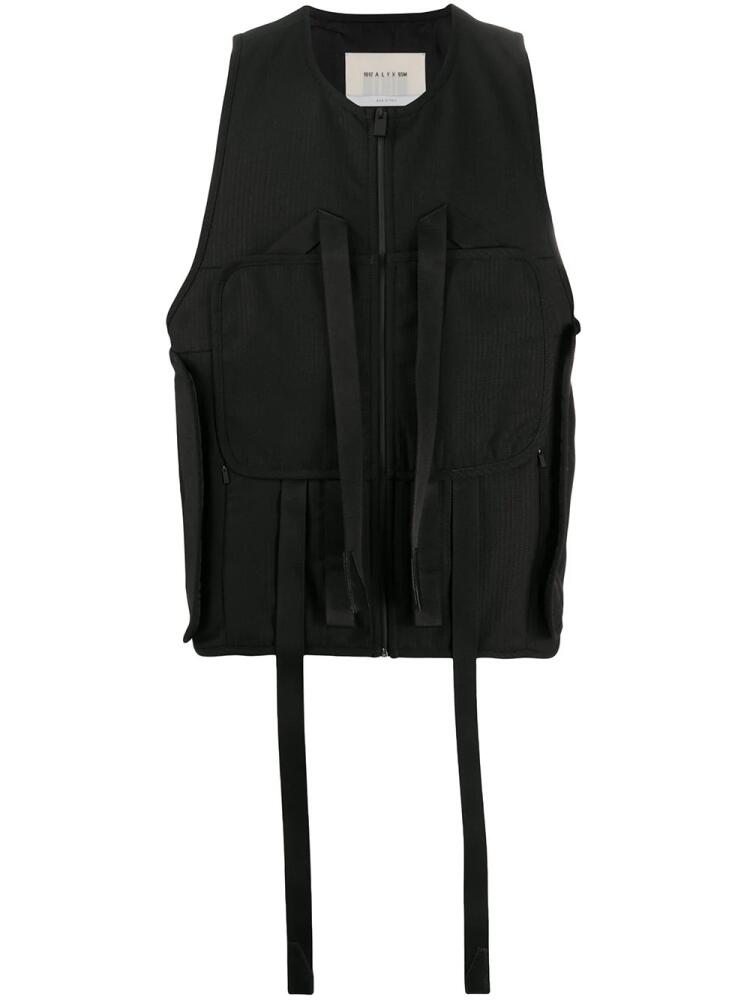 1017 ALYX 9SM strap-detail bullet vest - Black Cover