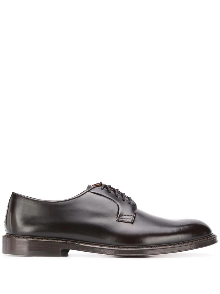 Doucal's low heel oxford shoes - Brown Cover